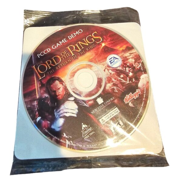 PCCD Video Game DEMO The Lord Of The Rings The Return Of The King EA Games - Picture 1 of 3